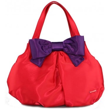 CAMOMILLA LAZO FIESTA BOLSA DE MANO 996658 SEDA  ROJO