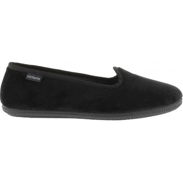 BAILARINA VICTORIA ODA TERCIOPELO 1049114 SLIPPERS NEGRO