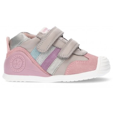 BOTINES BIOMECANICS BEBE NIÑA DEPORTIVA 2021 GRIS