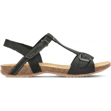 SANDALIAS INTERBIOS AFRODITA NEGRO