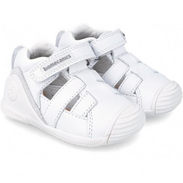 SANDALIAS BIOMECANICS PRIMEROS PASOS PIEL 222140 BLANCO