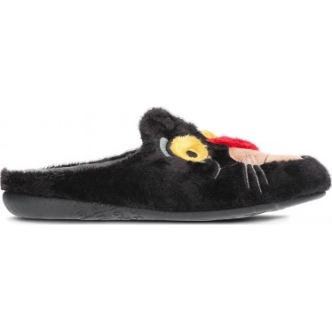 Pantufla para hombre de VULLADI modelo 6206 MONTBLANC_NEGRO