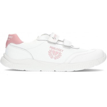 Zapatilla colegial niña Pablosky 203907 BLANCO