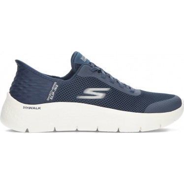 Deportivas para mujer de SKECHERS Slip-ins modelo 124836 NAVY_WHITE