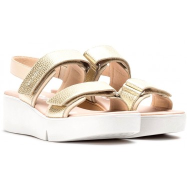 Sandalias Wonders B-7942 Amapola PLATINO