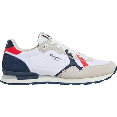 DEPORTIVA PEPE JEANS BRIT ROAD M PMS40007 WHITE