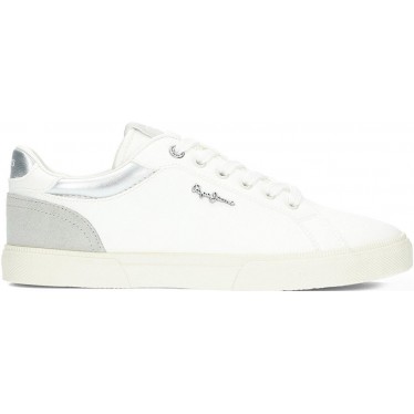 Deportivas para mujer de PEPE JEANS Kenton court modelo pls31588 SILVER