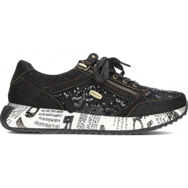 Zapatillas para mujer de LAURA VITA burton11G NOIR