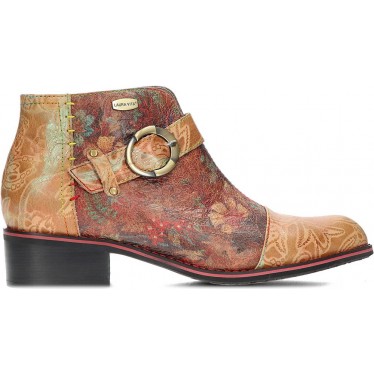 Botines para mujer de LAURA VITA alice12 COGNAC