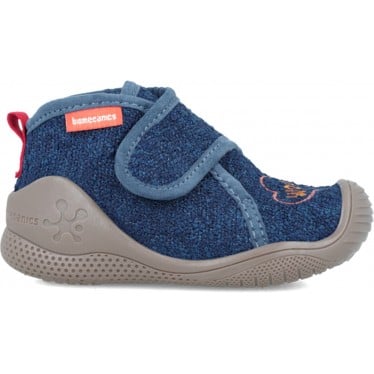 Pantuflas para bebé Biomecanics 241155 Woolf AZUL_MARINO