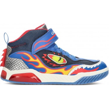 BOTINES GEOX J. INEK DRAGÓN LUMINOSO J369CD ROYAL_RED