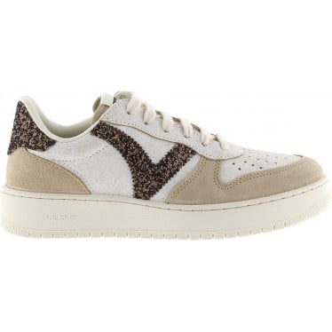 Deportiva Victoria 1258258 Madrid Serraje Croquelado BEIGE