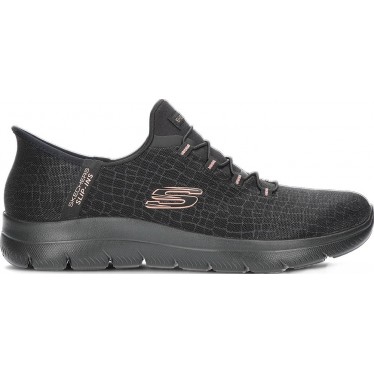 Zapatillas para mujer de SKECHERS Slip-ins 150128 BLACK_GOLD