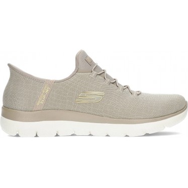 Zapatillas para mujer de SKECHERS Slip-ins 150128 TAUPE