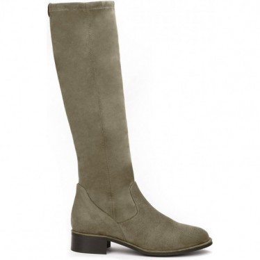 Botas altas para mujer de PEDRO MIRALLES 28161 ante strech TAUPE