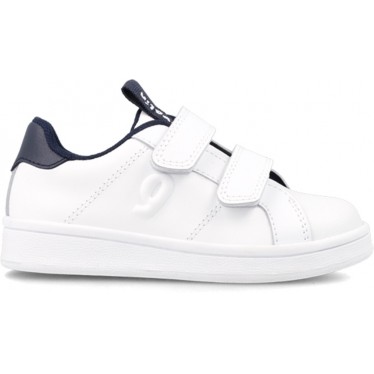 Sneaker colegial para chico Garvalín 231750 Cool BLANCO_AZUL_A057