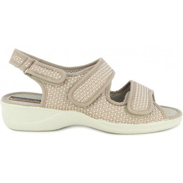 Sandalias Doctor Cutillas 21783 Autoadherente TAUPE