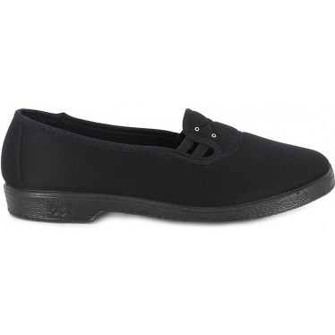 Zapatilla Doctor Cutillas 828 Elástico lycra NEGRO