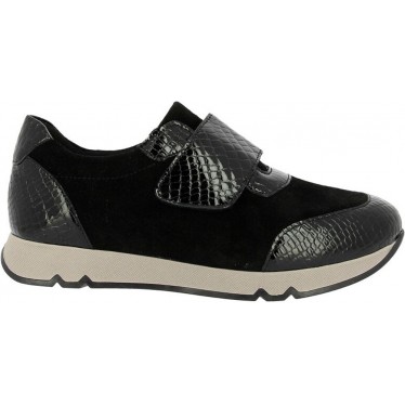 Deportiva para mujer Doctor Cutillas 82818 Autoadherente NEGRO