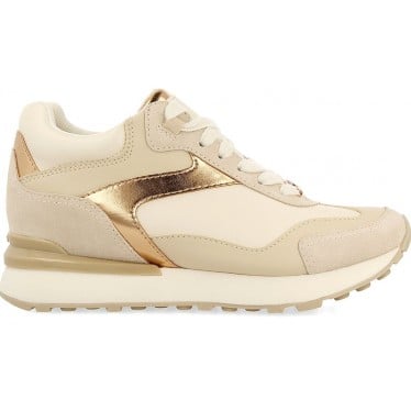 Sneakers metalizadas GIOSEPPO CASTILE 73448 ORO