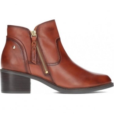 Botines para mujer de PIKOLINOS W2D8674 bacarot COGNAC