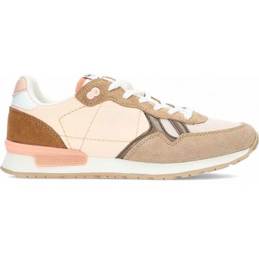 Deportivas para mujer Pepe Jeans Brit Camp PLS40038 CAMEL_BEIGE