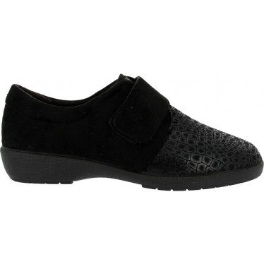 Deportiva para mujer Doctor Cutillas 41617 Autoadherente NEGRO