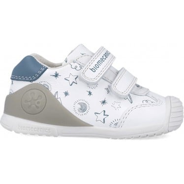 Deportivas para niño Biomecanics 252115 Estampado BLANCO_INDIGO_B834