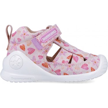 Sandalias para niña Biomecanics 252185 Primeros pasos Estampado ROSA_A032