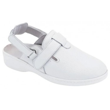 CALZAMEDI ZUECO DOBLE VELCRO COMODO W  BLANCO