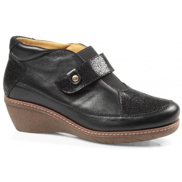 CALZAMEDI BOTIN VELCRO COMODO  NEGRO